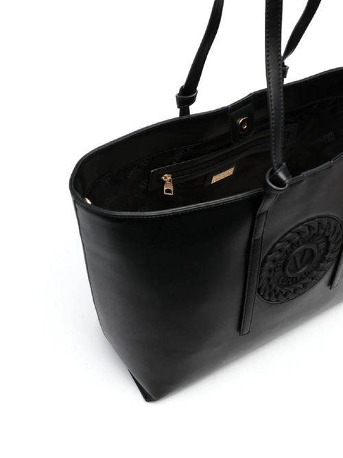 BORSA NERO A SPALLA CON POCHETTE LOGATE VERSACE JEANS COUTURE