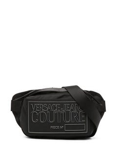 BORSELLO NERO CONTRACOLLA VERSACE JEANS COUTURE