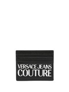 PORTASCHEDE NERO CON LOGO VERSACE JEANS COUTURE