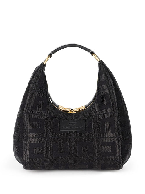 ELISABETTA FRANCHI BORSA HOBO TESSUTO JACQUARD