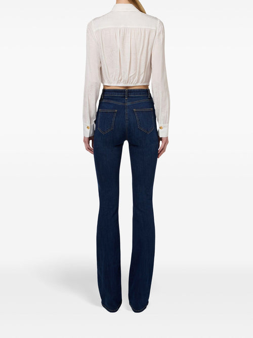 ELISABETTA FRANCHI CAMICIA CROPPED