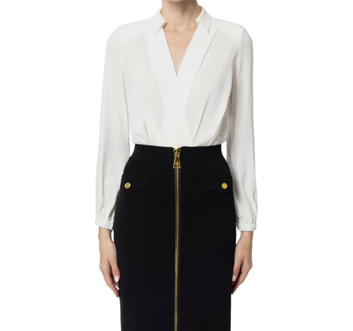 ELISABETTA FRANCHI CAMICIA IN GEORGETTE