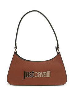 JUST CAVALLI BORSA LOGO LETTERING CON MANIGLIA SUPERIORE SINGOLA E TRACOLLA REMOVIBILE