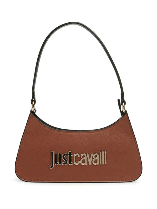 JUST CAVALLI BORSA LOGO LETTERING CON MANIGLIA SUPERIORE SINGOLA E TRACOLLA REMOVIBILE