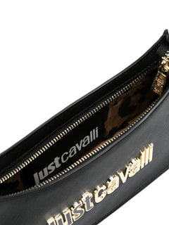 JUST CAVALLI BORSA LOGO LETTERING CON MANIGLIA SUPERIORE SINGOLA E TRACOLLA REMOVIBILE