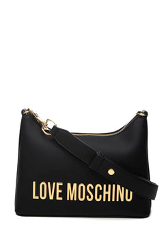 LOVE MOSCHINO BORSA A SPALLA LOGO LETTERING TRACOLLA REMOVIBILE