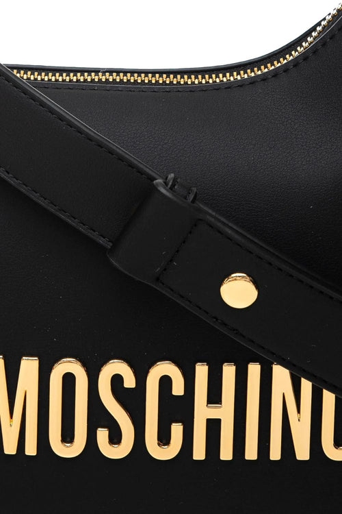 LOVE MOSCHINO BORSA A SPALLA LOGO LETTERING TRACOLLA REMOVIBILE