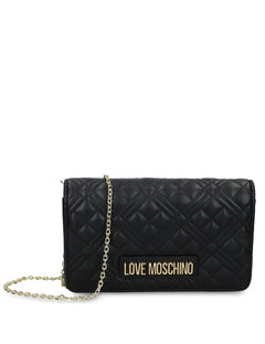 LOVE MOSCHINO BORSA A TRACOLLA TRAPUNTATA LOGO LETTERING