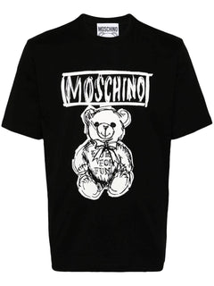 MOSCHINO COUTURE T-SHIRT CON STAMPA TEDDY BEAR