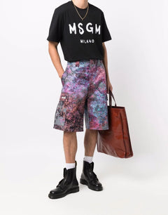 MSGM T-SHIRT CON STAMPA