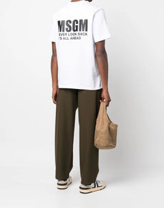 MSGM T-SHIRT CON STAMPA