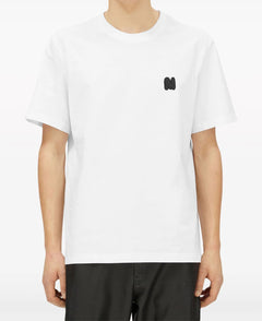 MSGM T-SHIRT CON APPLICAZIONE LOGO