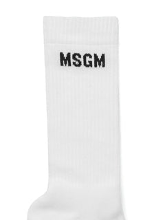 MSGM CALZINI CON LOGO