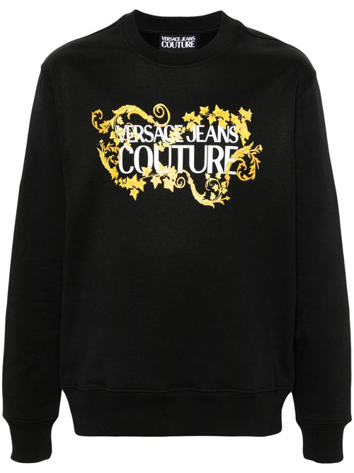 VERSACE JEANS COUTURE FELPA CON STAMPA