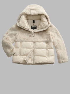 BLAUER GIUBBETTO NYLON CON PELLICICIA ECO FANEVIL