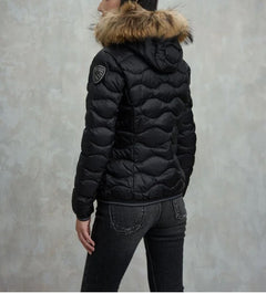 BLAUER PIUMINO CON BORDO IN PELLICCIA ALDIE