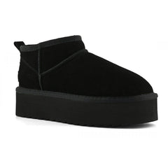 COLORS OF CALIFORNIA STIVALE INVERNALE CON SUOLA PLATFORM IN PELLE SCAMOSCIATA