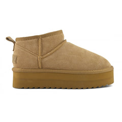 COLORS OF CALIFORNIA STIVALE INVERNALE CON SUOLA PLATFORM IN PELLE SCAMOSCIATA