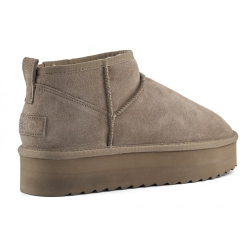 COLORS OF CALIFORNIA STIVALE INVERNALE CON SUOLA PLATFORM IN PELLE SCAMOSCIATA
