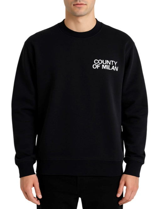 COUNTY OF MILAN FELPA GIROCOLLO SWEATSHIRT