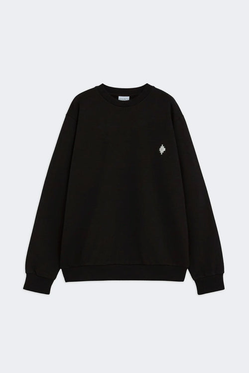 COUNTY OF MILAN FELPA GIROCOLLO WASHED EFFECT CON LOGO