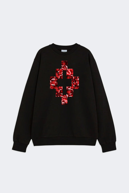 COUNTY OF MILAN FELPA GIROCOLLO CON STAMPA LOGO