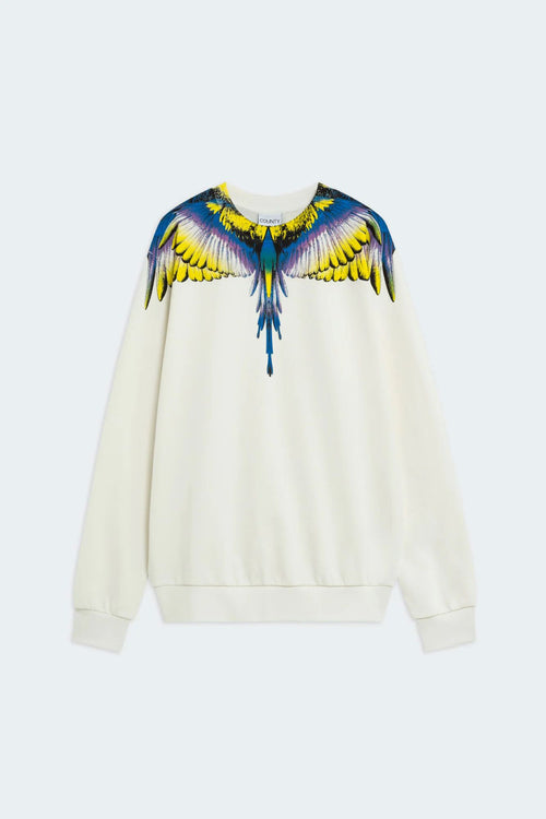 COUNTY OF MILAN FELPA GIROCOLLO CON STAMPA ACQUILA