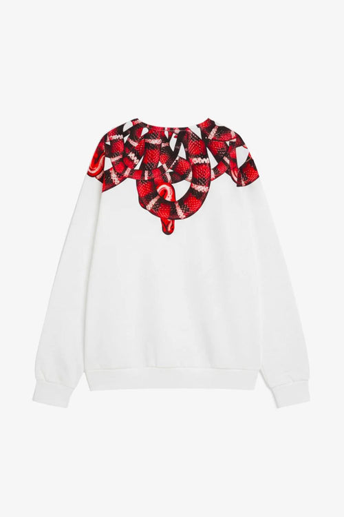 COUNTY OF MILAN FELPA GIROCOLLO CON STAMPA SERPENTI