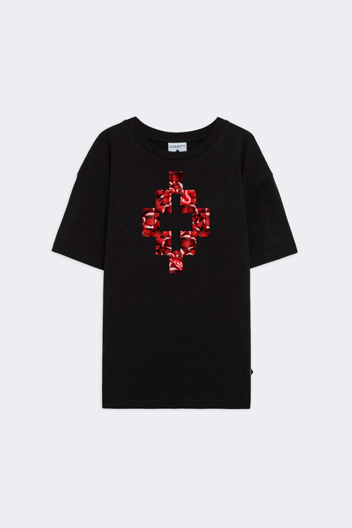 COUNTY OF MILAN T-SHIRT CON STAMPA LOGO LINEOUT E SERPENTI