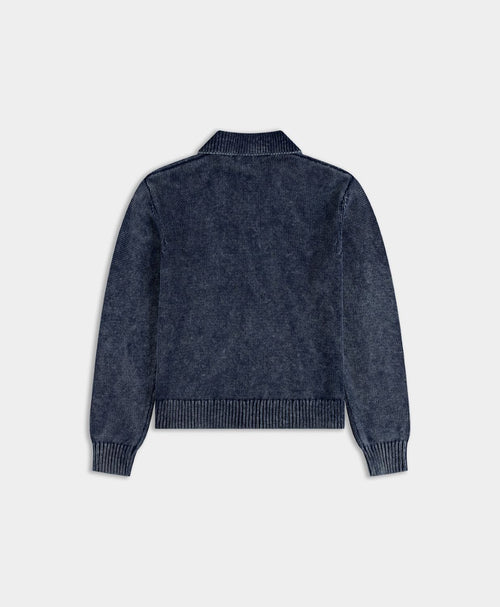 DAILY PAPER INDIGO KNIT CARDIGAN