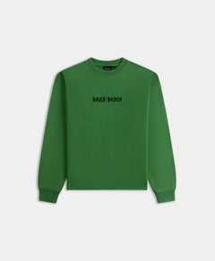 DAILY PAPER FELPA ABUNDANT GREEN FLAME CIRCLE