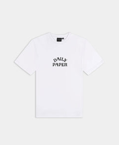 DAILY PAPER WHITE DIAS STACKED T-SHIRT