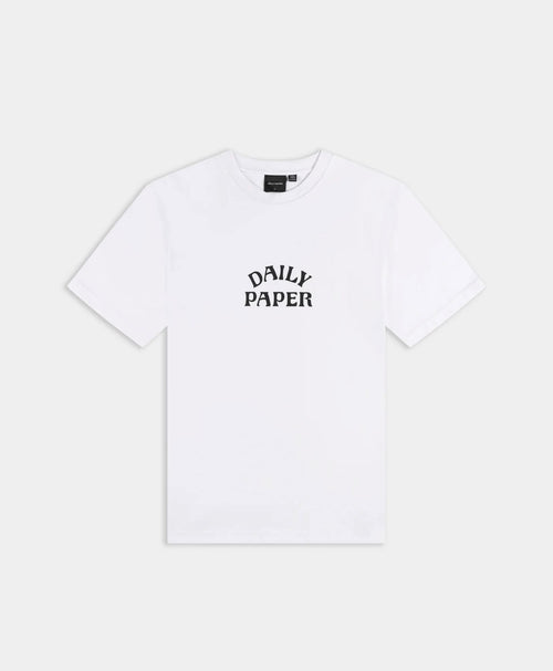 DAILY PAPER WHITE DIAS STACKED T-SHIRT
