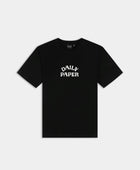 DAILY PAPER BLACK DIAS STACKED T-SHIRT