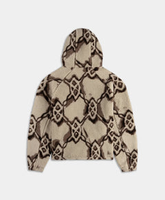 DAILY PAPER OFF WHITE BURNED SHIELD SHERPA JACKED