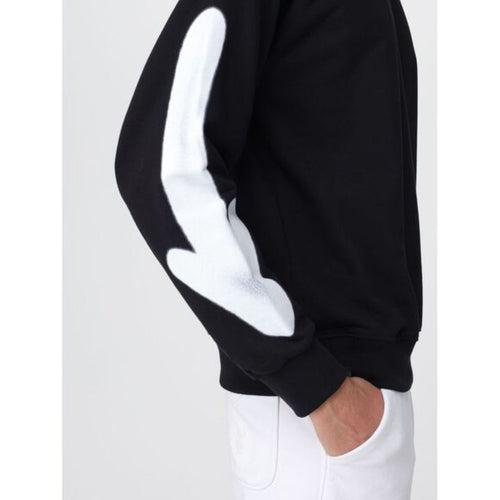 DISCLAIMER FELPA IN COTONE CON SLOGAN