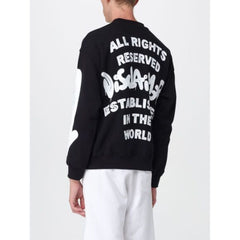 DISCLAIMER FELPA IN COTONE CON SLOGAN