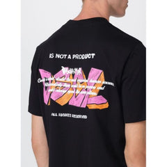 DISCLAIMER T-SHIRT IN COTONE STAMPATA