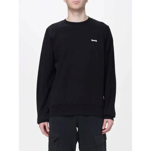 DISCLAIMER FELPA GIROCOLLO IN COTONE CON LOGO