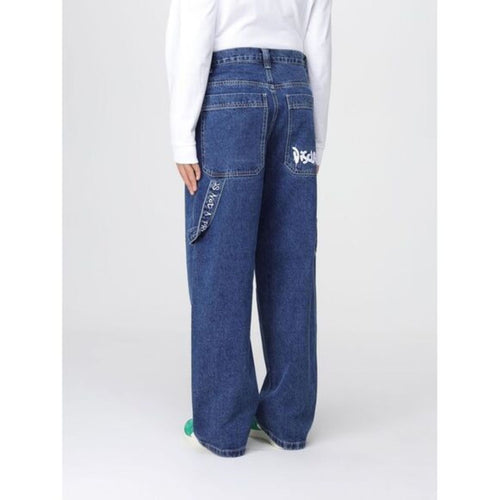 DISCLAIMER JEANS WIDE-LEG IN DENIM
