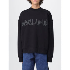 DISCLAIMER FELPA GIROCOLLO IN COTONE CON LOGO