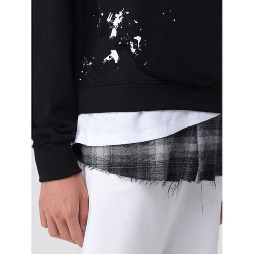 DISCLAIMER FELPA DOUBLE-LAYER IN COTONE