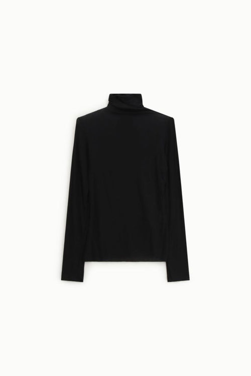 DIXIE T-SHIRT A MANICHE LUNGHE CON COLLO ALTO