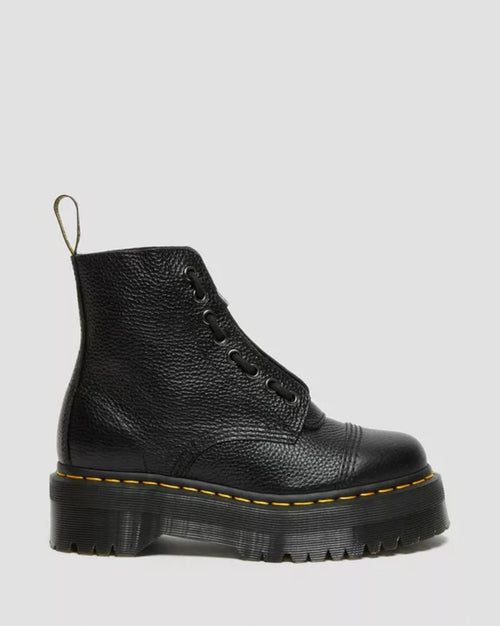 DR.MARTENS STIVALI PLATFORM IN NAPPA LAVORATA SINCLER