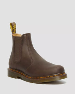 DR.MARTENS STIVALETTI CHELSEA DI PELLE CRAZY HORSE CON CUCITURE
