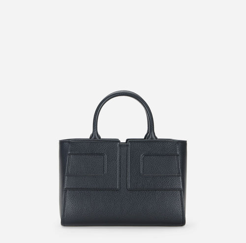 ELISABETTA FRANCHI BORSA A MANO CON MAXI LOGO