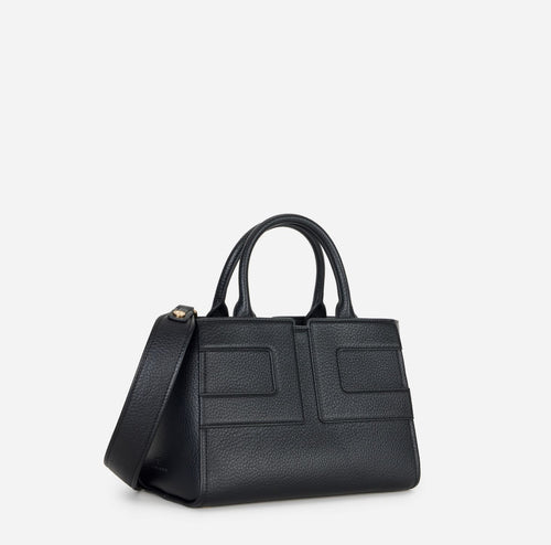 ELISABETTA FRANCHI BORSA A MANO CON MAXI LOGO