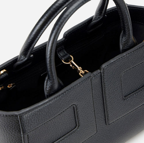 ELISABETTA FRANCHI BORSA A MANO CON MAXI LOGO