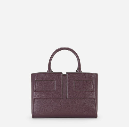 ELISABETTA FRANCHI BORSA A MANO CON MAXI LOGO