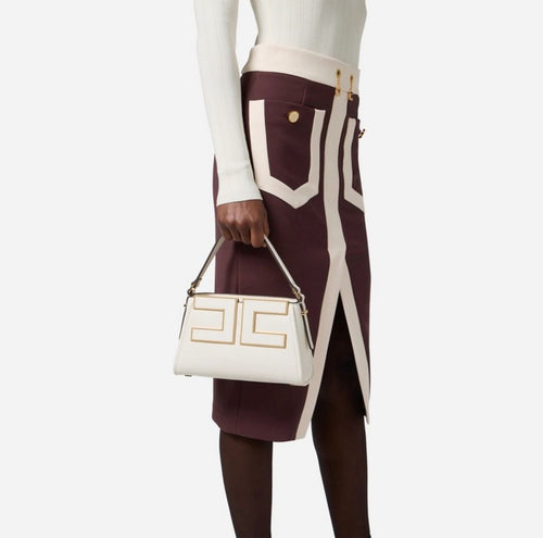 ELISABETTA FRANCHI TOTE PICCOLA A TRAPEZIO